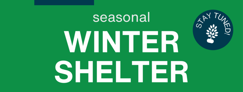 Seasonal Winter Shelter graphic